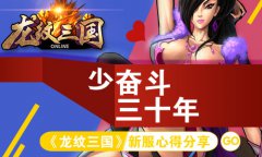 少奋斗三十年！《龙纹三国》新服心得分享