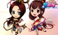 人气动漫改编 要玩《梦貂蝉》百余Q萌原画鉴赏